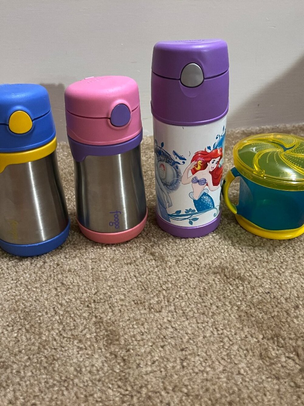 Lot of kids Thermos Foogo cups & snack container